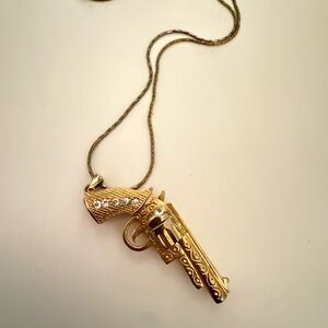 Golden Gun Necklace 🔫